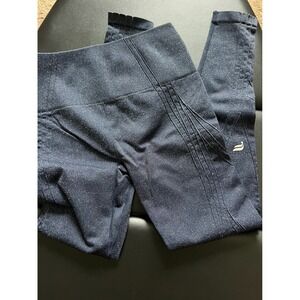 Fabletics High Waisted‎ Seamless Leggings Sparkle Athletic Blue Size S